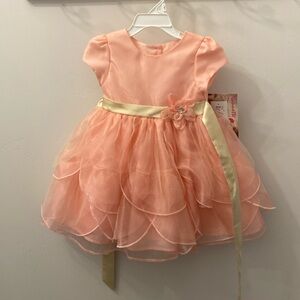 Nannette pink and gold toddler 2T dress NWT